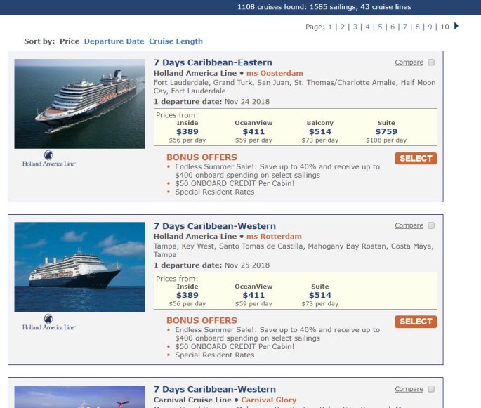 cruise discounts